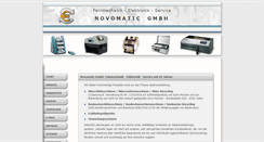 Desktop Screenshot of novomatic.net